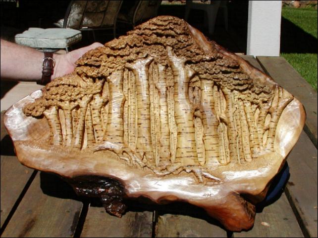 tree wood carving